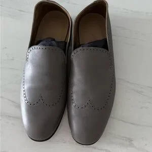 Men\'s HERMES Gray Leather Loafers Alessandro loafer - Grey | Hermès USA main image 2